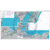 British Admiralty Nautical Chart 3184: Corpus Christi and Brownsville